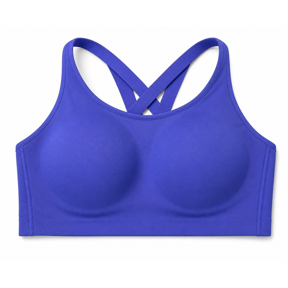 Lululemon Womens 38D Energy High Support Bra Purple Strappy Active Core Fit NWT